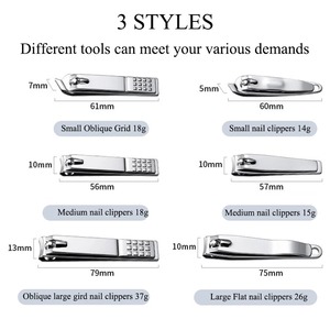 Juego de Cortaúñas Profesional de Acero Inoxidable, Cuchilla Afilada, Herramientas Duraderas para Manicura y Pedicura, Incluye Cortaúñas para Dedos de Manos y Pies, Cuchillo 2 - Product Image 3