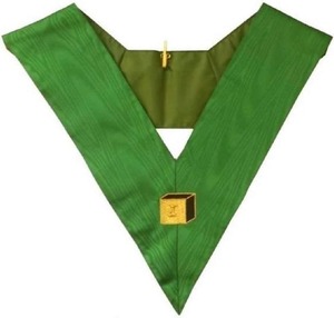 Nuevo diseño Masonic Regalia Collar para Blue Lodge Arch Past Craft Masons Collares con logotipo personalizado Collar de Oficial masónico - Product Image 1