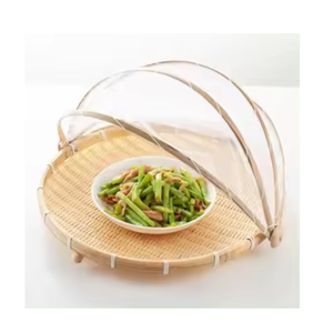 Viet Nam Ecofriendly Handmade <b>Bamboo</b> Winnowing <b>Basket</b> Cover for Food - Product Image 1