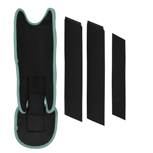 Protège-tibias de baseball en cuir au design élégant avec fermeture légère et réglable pour une protection et un confort professionnels - Product Image 6