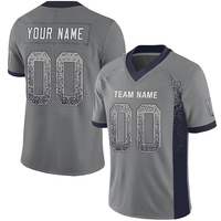 Maillots de football américain unisexes pour adultes, designs de la nouvelle saison 2025, personnalisables, respirants, manches courtes