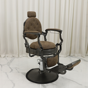 Sillón de Barbería Hidráulico Giratorio Portátil con Cabezal de Aceite, 220V, Origen Vietnam - Product Image 2