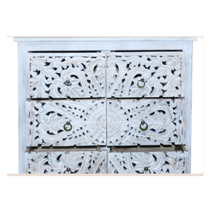 Table basse de télévision luxueuse, écologique, durable, petite, à 2 portes, en bois massif sculpté, modulaire, style moderne, antique français, meuble de salon - Product Image 3