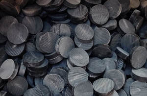 Cuerno de búfalo Botón de plástico negro Espacios en blanco Artesanías naturales para logotipo de moda Botones decorados para camisas Jeans Abrigos Bolsas de ropa - Product Image 3