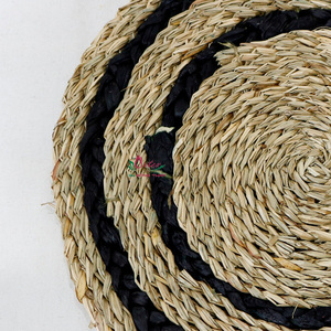 Eco Friendly Handmade <b>Round</b> Wicker <b>Placemats</b> for Boho Home Decor Wedding and Elegant Dining by Artex Dong Thap Factory - Product Image 4