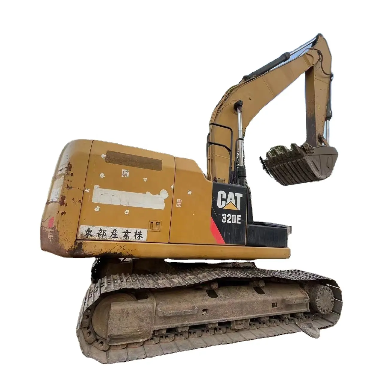 A buon mercato gatto 20ton escavatore pesante movimento terra attrezzature usato cingolato idraulico escavatore CAT320e 320D