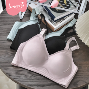 Soutien-gorge de sport de maternité quotidien sans couture, sans armatures, doux, respirant, à séchage rapide, à bonnet complet pour femmes - Product Image 5
