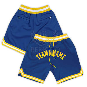 Shorts de basket-ball respirants, couleur et logo personnalisés, 100% polyester, entraînement sportif, vente en gros - Product Image 1