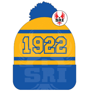 หมวกบีนนี่ถักปักลายชมรมซิกม่าแกมมาโร |   หมวกไหมพรมอะคริลิคปักลาย SGR Sorority สำหรับสุภาพสตรี แบบสั่งทำพิเศษ - Product Image 1