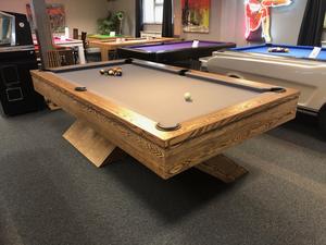 Mesas de <span class=keywords><strong>billar</strong></span> de lujo modernas personalizadas de gama alta <span class=keywords><strong>precio</strong></span> de fábrica más populares <span class=keywords><strong>mesa</strong></span> de <span class=keywords><strong>billar</strong></span> de <span class=keywords><strong>comedor</strong></span> de madera maciza de 7 pies 8 pies 9 pies - Product Image 6