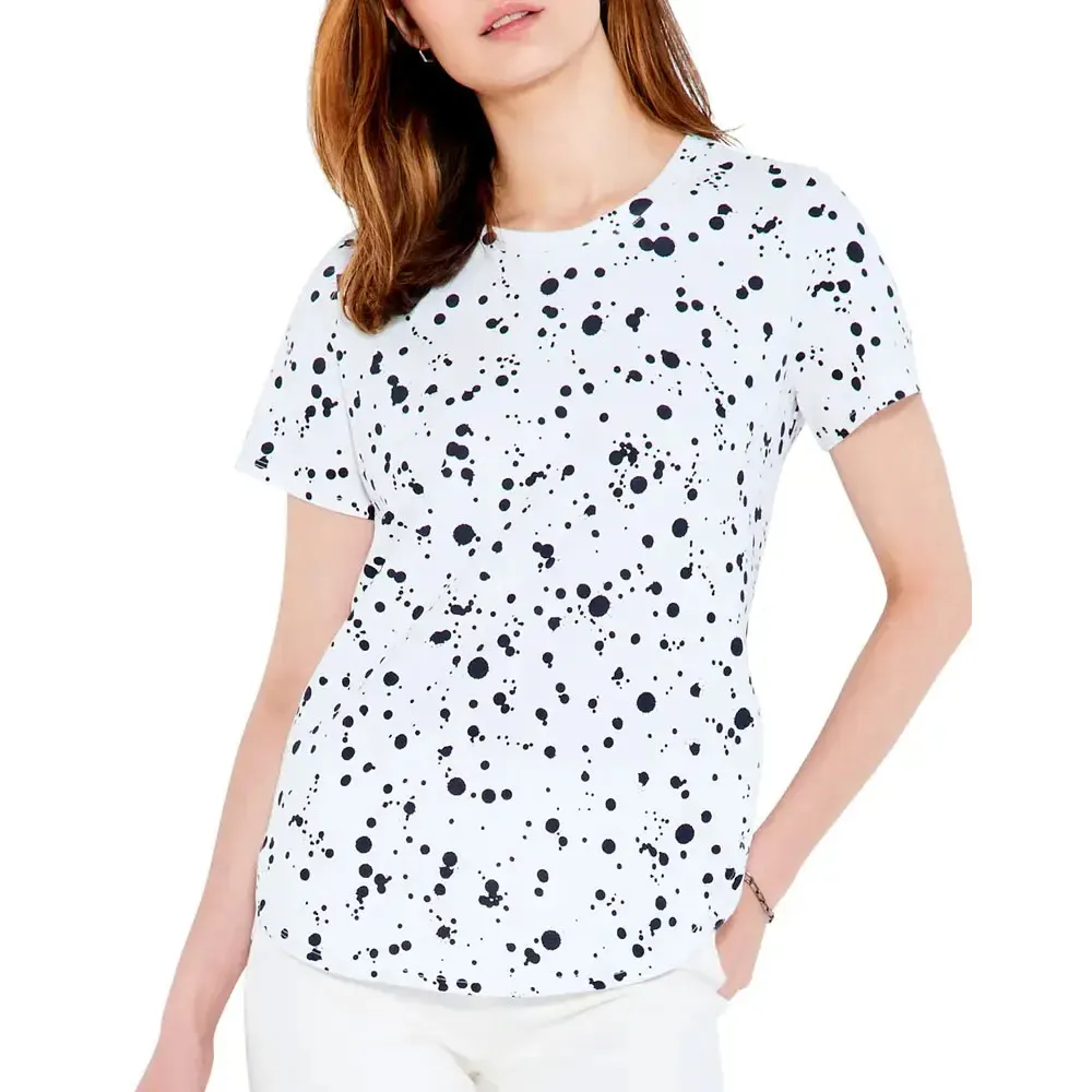 2023 최고 품질의 실크 스크린 인쇄 여성 티셔츠 도매 가격 빠른 건조 통기성 플러스 사이즈 여성 티셔츠