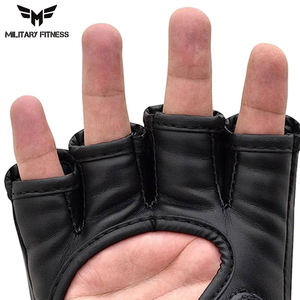 Guantes de cuero MMA de entrenamiento de alta calidad al mejor precio al por mayor nuevos guantes MMA elegantes - Product Image 5