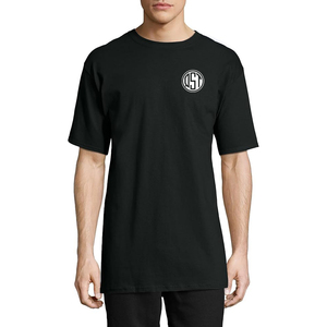 Camisetas holgadas de algodón 100% de peso pesado para hombre, de manga corta Camiseta básica, cuello redondo a la moda, proveedor de fábrica OEM ODM - Product Image 1