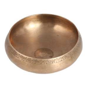 Cuenco de latón macizo hecho a mano de siete Chakras, cuenco curativo espiritual para terapia de sonido y meditación, cuenco religioso - Product Image 3