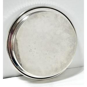 วินเทจ ว.ม. ถาดเสิร์ฟโรเจอร์สชุบเงิน ลายฉลุและขอบแกะสลักอย่างประณีต - Product Image 6