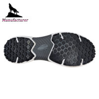 Semelle de chaussure de sport en mousse EVA de marque Wolf, fabriquée directement en usine à Jinjiang, avec un motif en nid d'abeille, antidérapante, en caoutchouc TPU pour l'extérieur