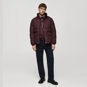 Chaquetas Acolchadas para Hombre, de Alta Calidad, con Cierre Completo y Botones, Ropa Casual de Invierno, Chaqueta Acolchada para Hombre con Diseño Personalizado - Product Image 3