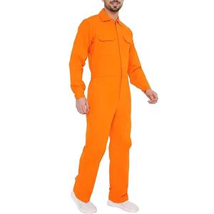 2026 Custom Logo Custom Color Protective Industrial Safety <b>Overall</b> Uniforms Cotton Long Sleeve Workwear Needle Detection OEM ODM - Product Image 6