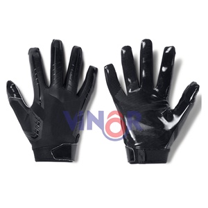 Guantes de Fútbol Americano de Diseño Personalizado de Alta Calidad, Palma de Cuero Cómoda, Impermeables, Color Personalizado, Logotipo Personalizado, Venta al por Mayor - Product Image 4