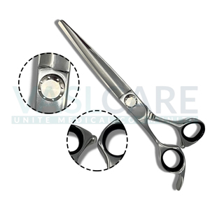 Tijeras profesionales para cortar el cabello de mano izquierda de 6,5 pulgadas para peluqueros y barberos Tijeras afiladas para el cabello de salón de vaslcare - Product Image 5