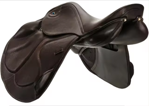 Meilleure qualité-Selle de cheval sautant-Arbre en plastique-Entièrement recouvert de produits de course de chevaux anglais en cuir souple d'Inde - Product Image 4