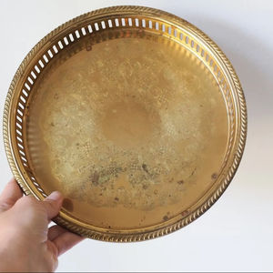 Plateaux décoratifs en laiton de qualité supérieure pour la décoration d'hôtels, de restaurants et de maisons - Product Image 5