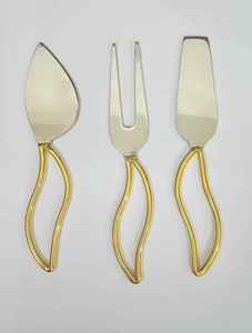 มีดหั่นชีสสเตนเลสสตีลทนทานออกแบบมาเพื่อหั่นชิ้นส่วนและเสิร์ฟชีสเนื้อนุ่มและแข็งตัดได้อย่างแม่นยำ - Product Image 5