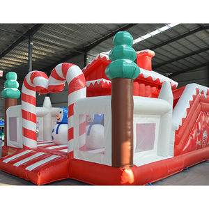 Maison gonflable de rebond de vente chaude avec la publicité ignifuge imperméable de PVC de conception faite sur commande extérieure commerciale de ventilateur - Product Image 1