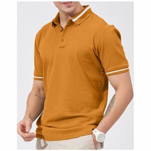 เสื้อโปโลผ้าฝ้ายคุณภาพสูงสำหรับผู้ชายเสื้อลำลองไซส์ใหญ่พิเศษระบายอากาศถักด้วยการออกแบบปักอย่างรวดเร็ว - Product Image 4