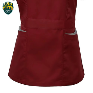 ชุดพยาบาลพิมพ์ลายแขนสั้นสำหรับโรงพยาบาลชุดพยาบาลสำหรับฤดูร้อนระบายอากาศได้ดีดีไซน์พรีเมี่ยม - Product Image 6