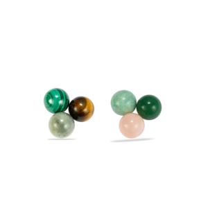 Juego de 3 Piedras Preciosas de 20 mm de Kimbie para Medallón Intercambiable, 2 Variaciones - Product Image 1
