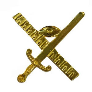 2025 JOYA REGALIA MASÓNICA GILT PARA COLLAR DE TESORERO AASR - Product Image 2