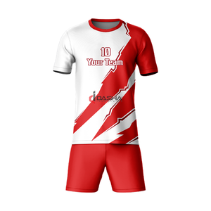 Ensemble de vêtements de football en polyester personnalisés pour hommes Uniformes de football pour entraînement sportif et maillot pour adultes Technologie de sublimation - Product Image 1