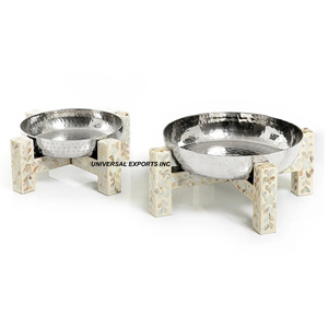 ชามช็อคโกแลตโลหะตกแต่งสำหรับ qatar kuwait sedi สำหรับงานแต่งงานชามช็อคโกแลตโลหะแบบใหม่หรูหรา - Product Image 2