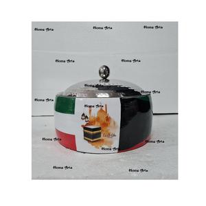 Casserole en bois et acier inoxydable de forme ronde faite à la main par Home Arts - Product Image 4