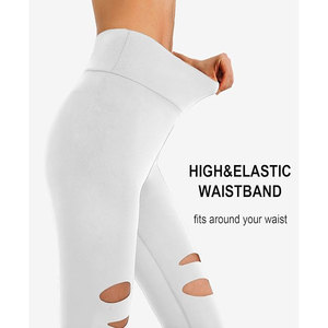 Vente en gros, leggings chauds d'hiver en coton à la mode avec logo personnalisé - Product Image 5