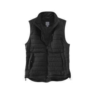 Chaleco acolchado ligero de pato de invierno personalizado para hombre, chaqueta acolchada sin mangas resistente al agua, chaqueta acolchada de algodón de talla grande para exteriores - Product Image 4