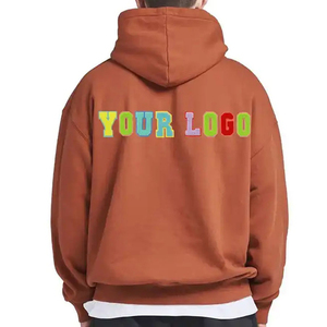 Men Street Wear Fleece <b>Hoodie</b> Casual Wear Chenille Embroidery Pullover Custom Logo And Color Printing 100% Material Fleece - Product Image 2