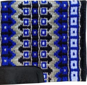 Western Show Horse Saddle Blanket Diseño de Nueva Zelanda Manta de sillín de lana hecha a mano Top Wool Saddle Pad Size - Product Image 3
