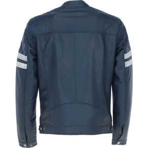 Chaqueta de Invierno para Hombre de Diseño Superior, 100% Cuero Genuino de Alta Calidad, Cuello Alto, Manga Larga, Impermeable y Resistente al Viento, con Logotipo Personalizado - Product Image 3