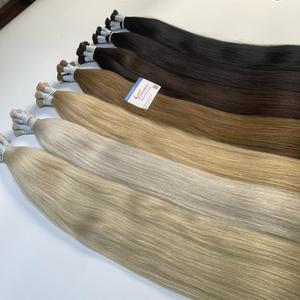 Extensiones de cabello a granel de color de peluquería de alta calidad superior Liso Muy alta calidad Lujo Sin enredos Listo para enviar - Product Image 3