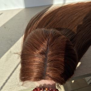 Vente en gros de perruque droite naturelle, cheveux bruns, grand stock de cheveux vierges de qualité supérieure 100% cheveux vierges, cheveux bruts vietnamiens - Product Image 2