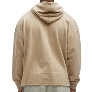 Men'<b>s</b> Oversized Washed Zipper-Up Hoodie Custom Logo 100% Cotton High Quality Fleece Streetwear Quick Dry Breathable Private - Product Image 2