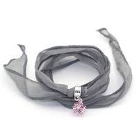 Bracelet de Yoga en ruban de soie pour femmes et hommes, ruban de soie adapté aux bijoux et aux bracelets) 3 couleurs