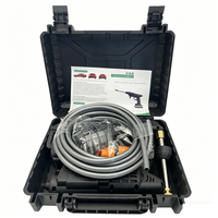 Alat Cuci Tekanan Tanpa Kabel 21V 10Bar Portabel untuk Cuci Mobil 3.5L Min dengan Botol Busa dan Baterai Lithium