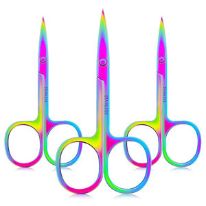 Ciseaux à ongles en acier inoxydable incurvés de qualité supérieure, lame tranchante, pointe durable, design carré pour la coupe des cuticules, outil de manucure de beauté - Product Image 1