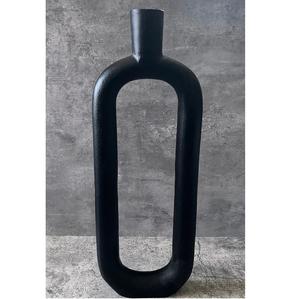 Maceta de Metal de Color negro, jarrón colgante, cubo, maceta de jardín, decoración del hogar, jarrón de cobre decorativo, jarrón de cobre hecho a mano con estilo - Product Image 1