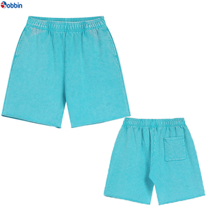 Pantalones Cortos Deportivos Holgados, Estilo Urbano, Novedad, Unisex, de Algodón, con Bordado Personalizado, Logotipo Impreso, Cintura Media - Product Image 6