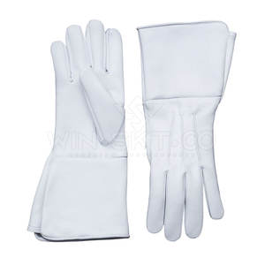 ถุงมือหนังทรงกลอง สไตล์ล่าสุด สำหรับฤดูหนาว ใส่สบาย ระบายอากาศได้ดี เหมาะกับกิจกรรมกลางแจ้ง  บุผ้าฝ้ายยาวถึงข้อศอก คุณภาพสูง MOQ ต่ำ เป็นมิตรต่อสิ่งแวดล้อม - Product Image 2