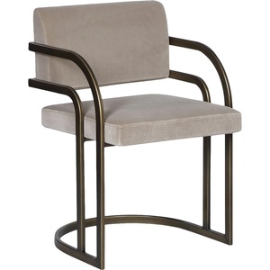 Fauteuil en tissu gris moderne avec revêtement en cuir, chaise de salon de luxe en métal pour hôtel, restaurant et café, mobilier décoratif - Product Image 2